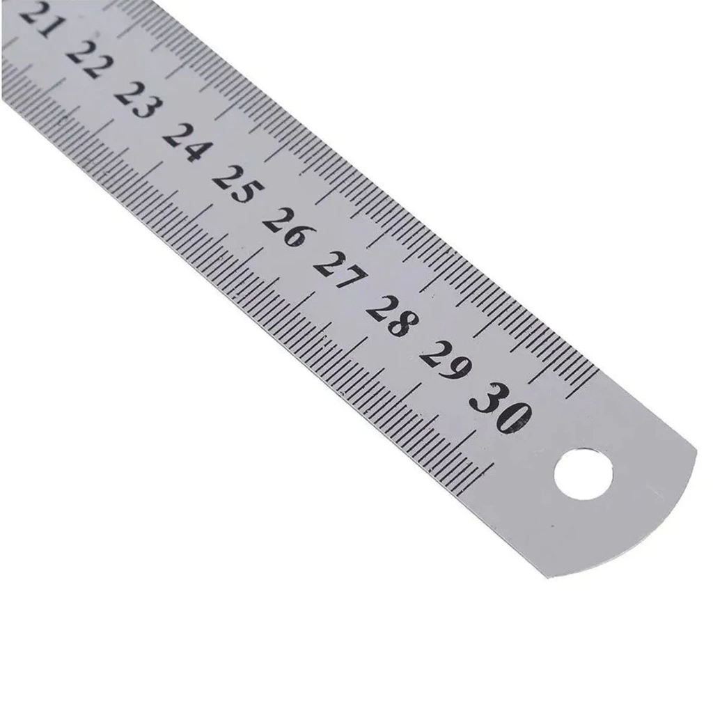 Regla Acero Inoxidable "30 CM" Metalica Ibi Craft Para Corte