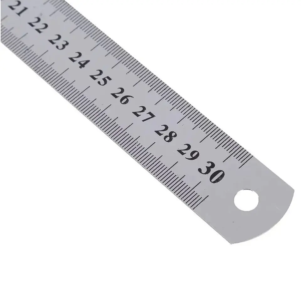 Regla Acero Inoxidable "30 CM" Metalica Ibi Craft Para Corte
