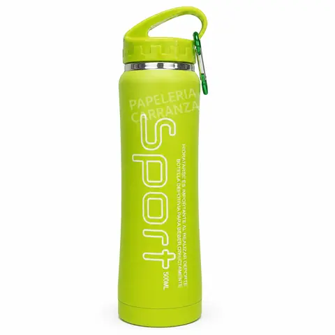 Botella Térmica Acero Inoxidable "SPORT 500 ml" doble capa Siliconados Termo (Frio)