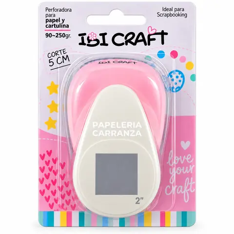 Sacabocado " Cuadrado " Ibi Craft Perforador con Formas P / G0MA EVA 50 mm 2"