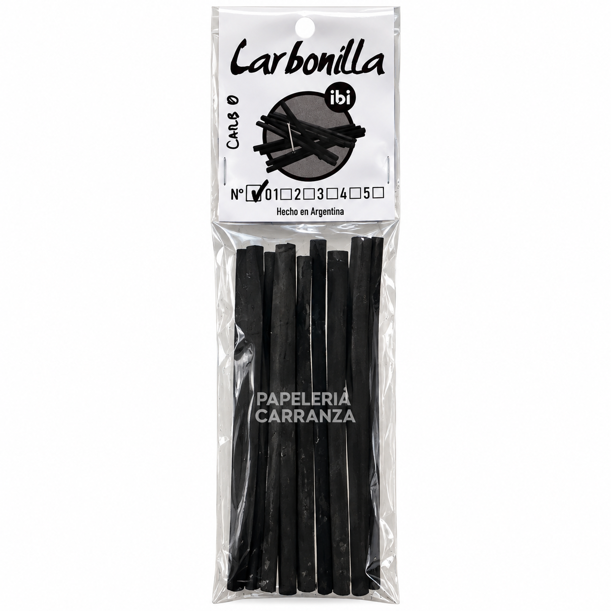 CARBONILLA CHARCOAL N° 0 Ibi Craft x 10 Barras