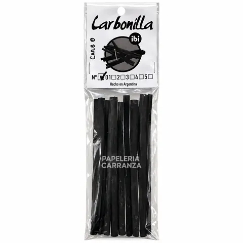 CARBONILLA CHARCOAL N° 0 Ibi Craft x 10 Barras