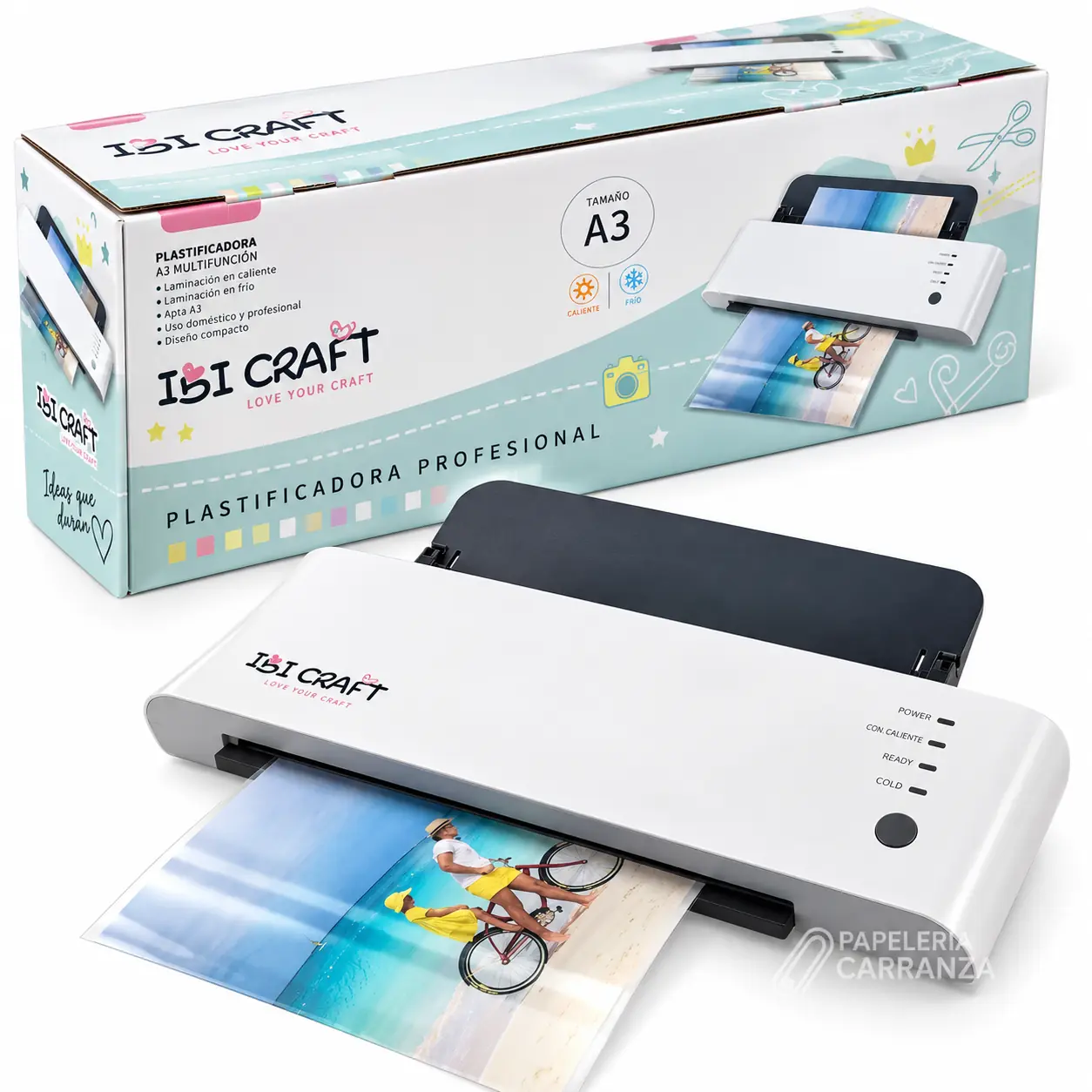 Plastificadora A3 - Ibi Craft - Profesional 80 - 150 Micrones Laminadora