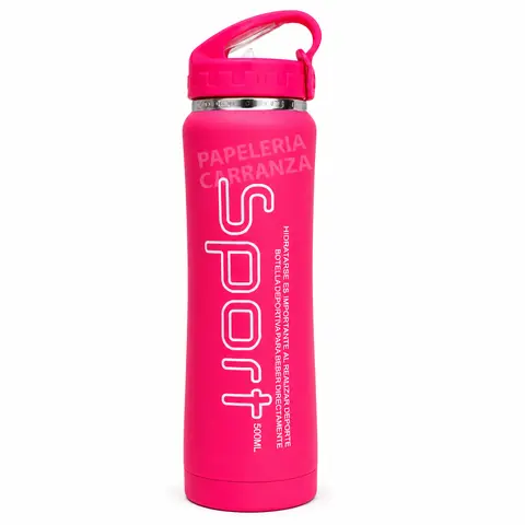 Botella Térmica Acero Inoxidable "SPORT 500 ml" doble capa Siliconados Termo (Frio)