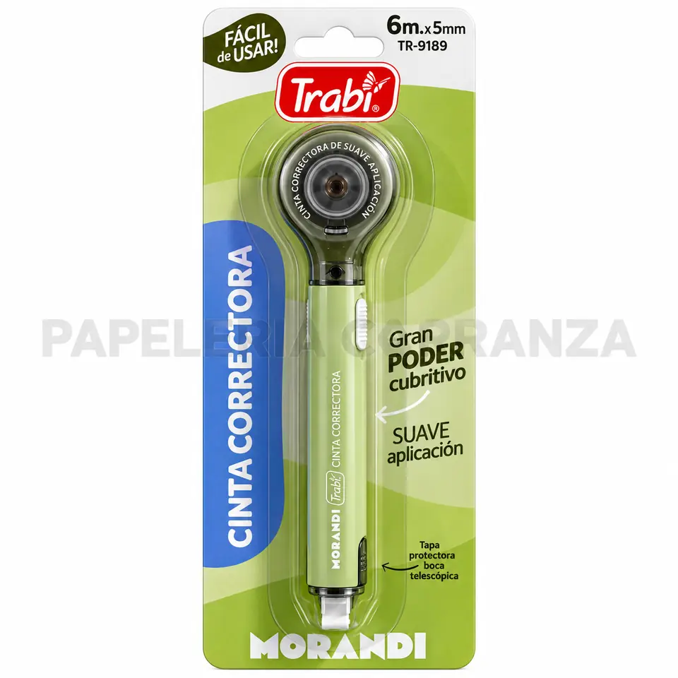 Corrector en Cinta - Morandi (Tipo Lapicera) - Trabi  6 Metros