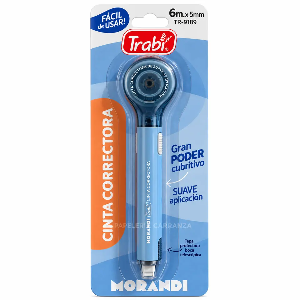Corrector en Cinta - Morandi (Tipo Lapicera) - Trabi  6 Metros