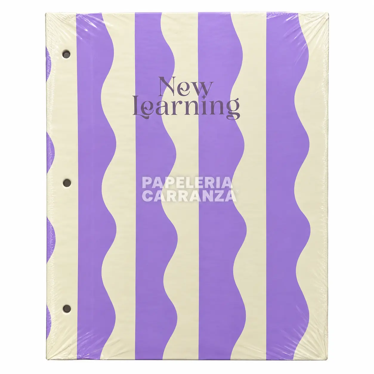 Tapa de Carpeta Escolar N3 " NEW LEARNING " LOBO