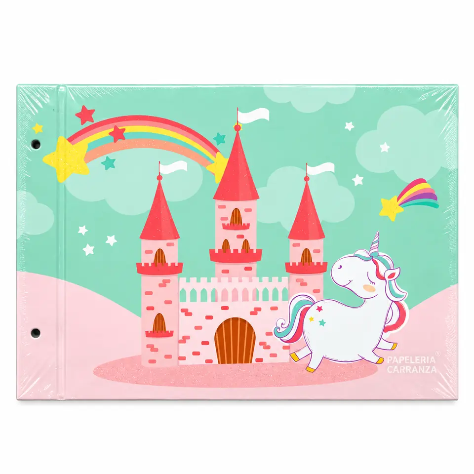 Tapa de Carpeta de dibujo N5 " Unicornio  "