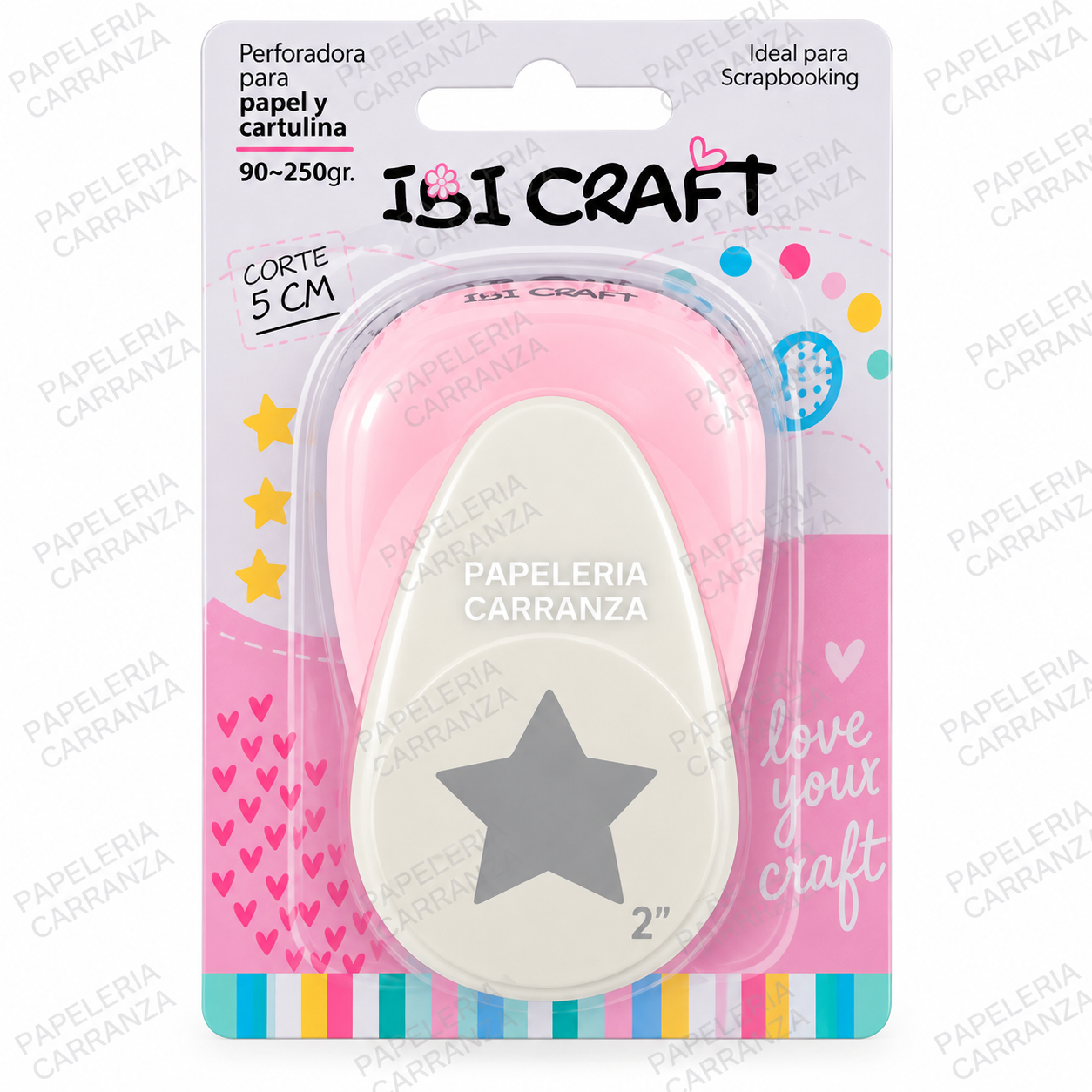 Sacabocado " Estrella " Ibi Craft Perforador con Formas P / G0MA EVA 50 mm 2"