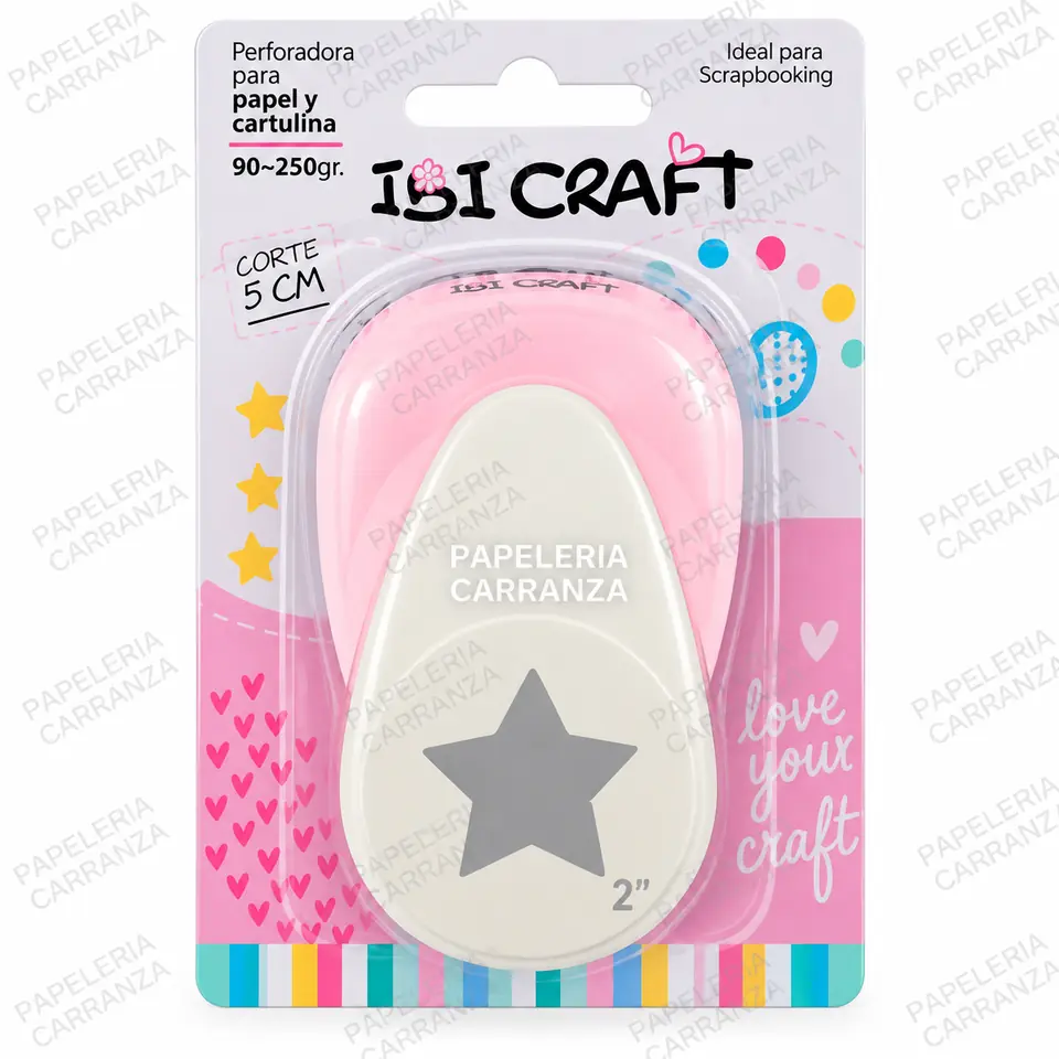 Sacabocado " Estrella " Ibi Craft Perforador con Formas P / G0MA EVA 50 mm 2"
