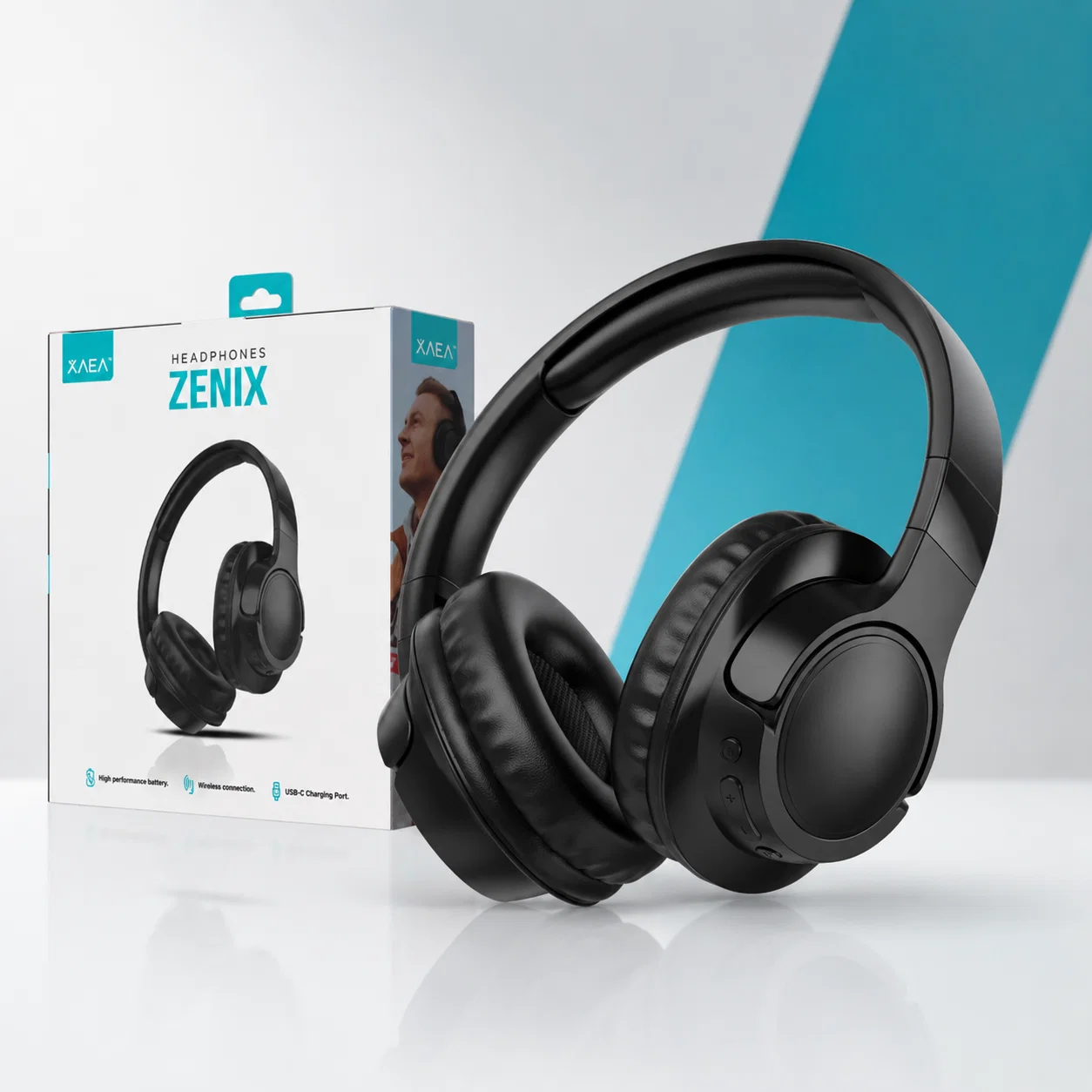 Auriculares Inalámbricos * XAEA ZENIX Negro * Bluetooth