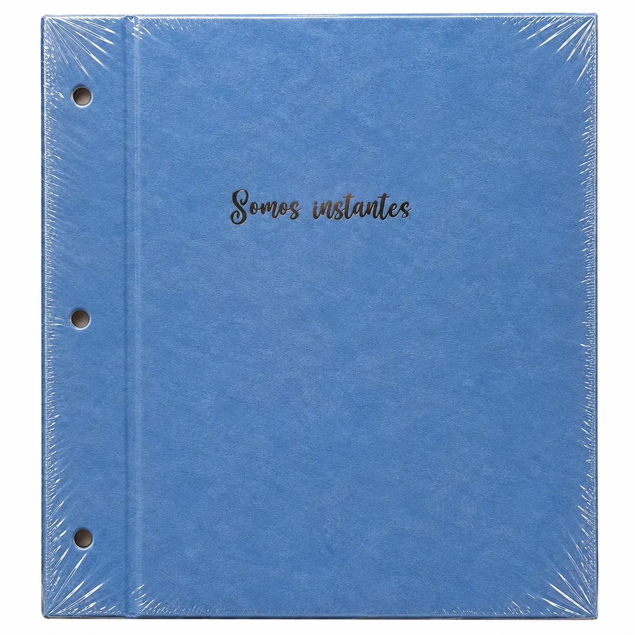 Tapa de Carpeta Escolar N3 " Somos Instantes (Azul) " LOBO