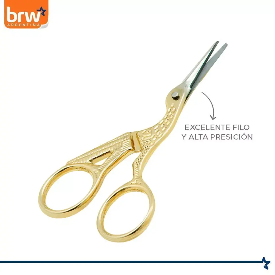 Tijera Garza 9 Cm 3,6 Pulgadas BRW Costura Modista Bordado