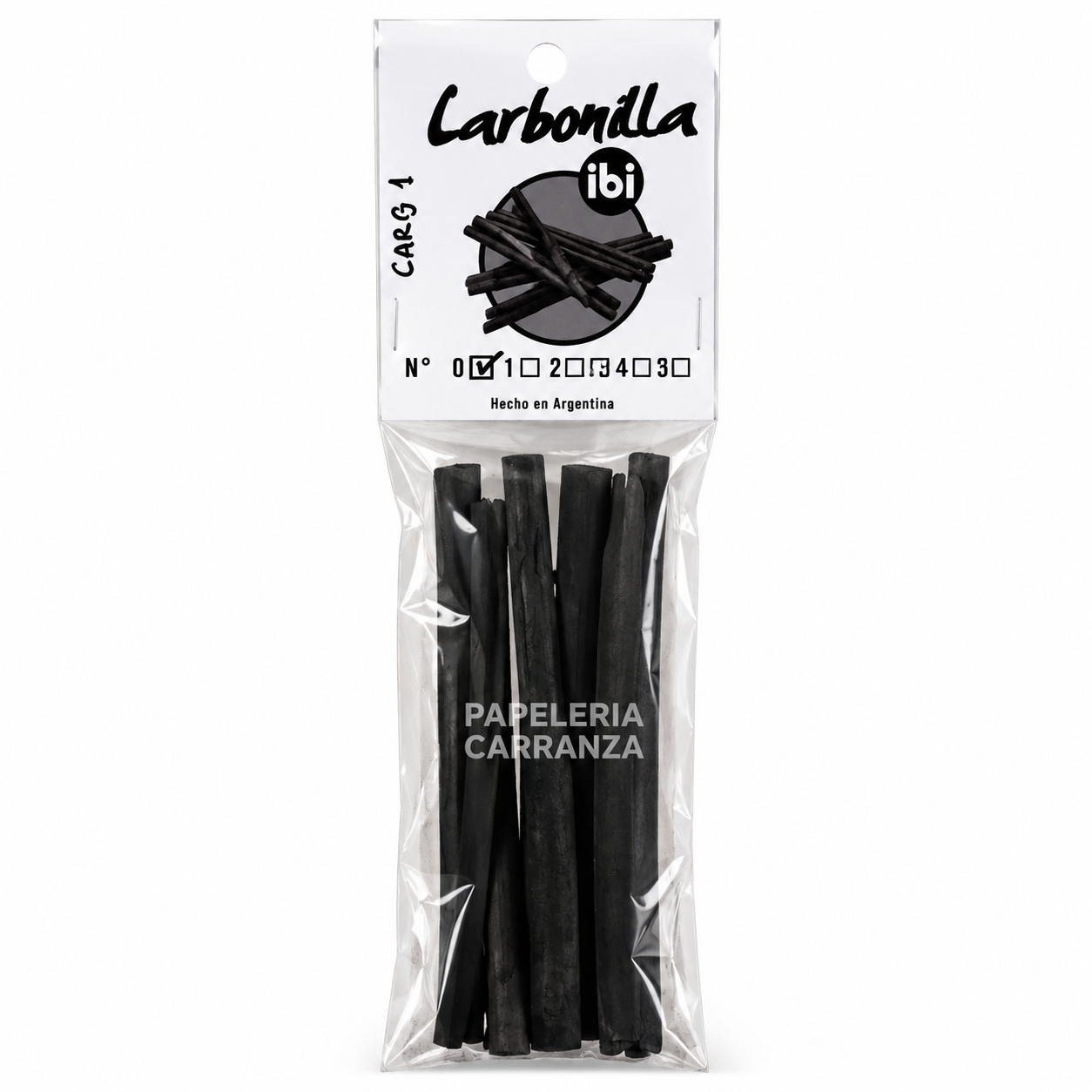 CARBONILLA CHARCOAL N° 1 Ibi Craft x 10 Barras