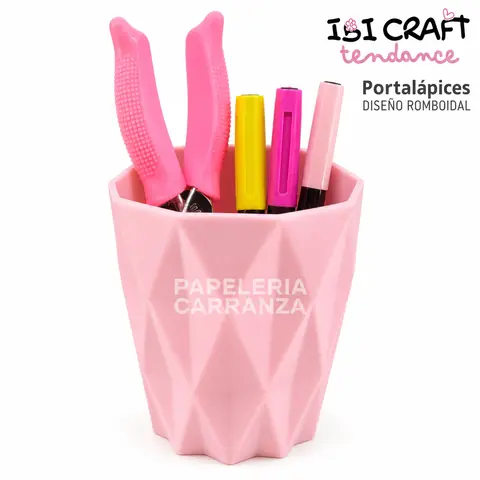 PortaLapiz Ibi Craft - Rosa Romboidal -