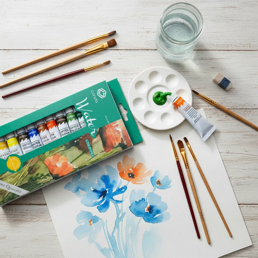 ACUARELAS PROFESIONALES "CONDA Water Colours" (ARTISTICA) CAJA x 12 UNIDADES