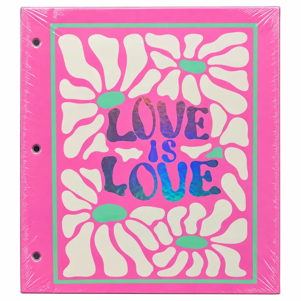 Tapa de Carpeta Escolar N3 " LOVE " LOBO