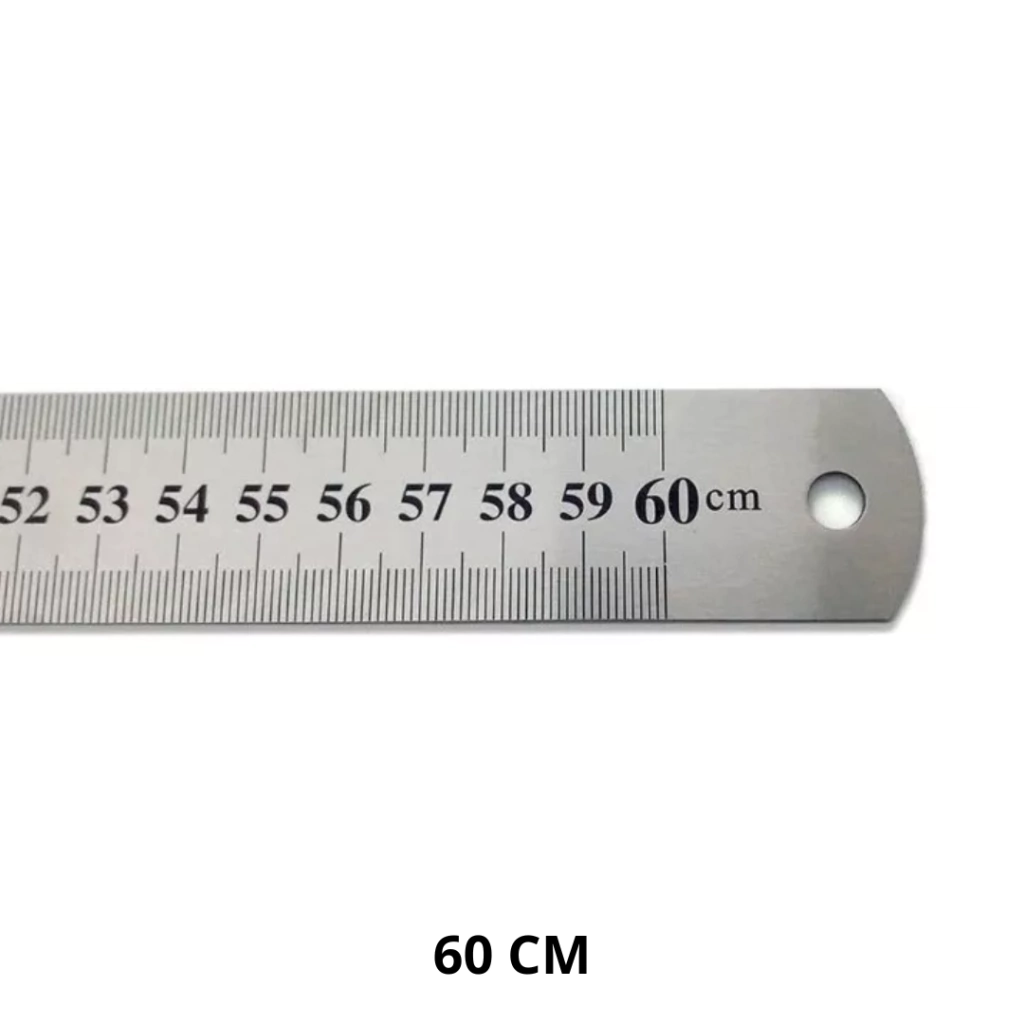 Regla Acero Inoxidable "60 CM" Metalica Ibi Craft Para Corte