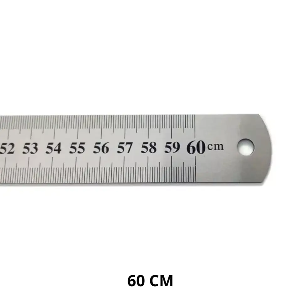 Regla Acero Inoxidable "60 CM" Metalica Ibi Craft Para Corte