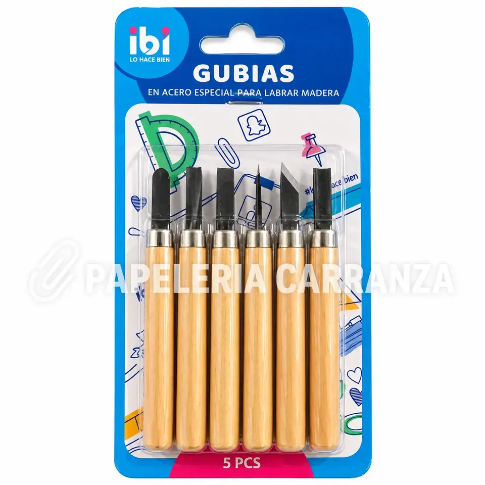 Kit de Gubias Metalicas x 6 unidades Ibi Craft