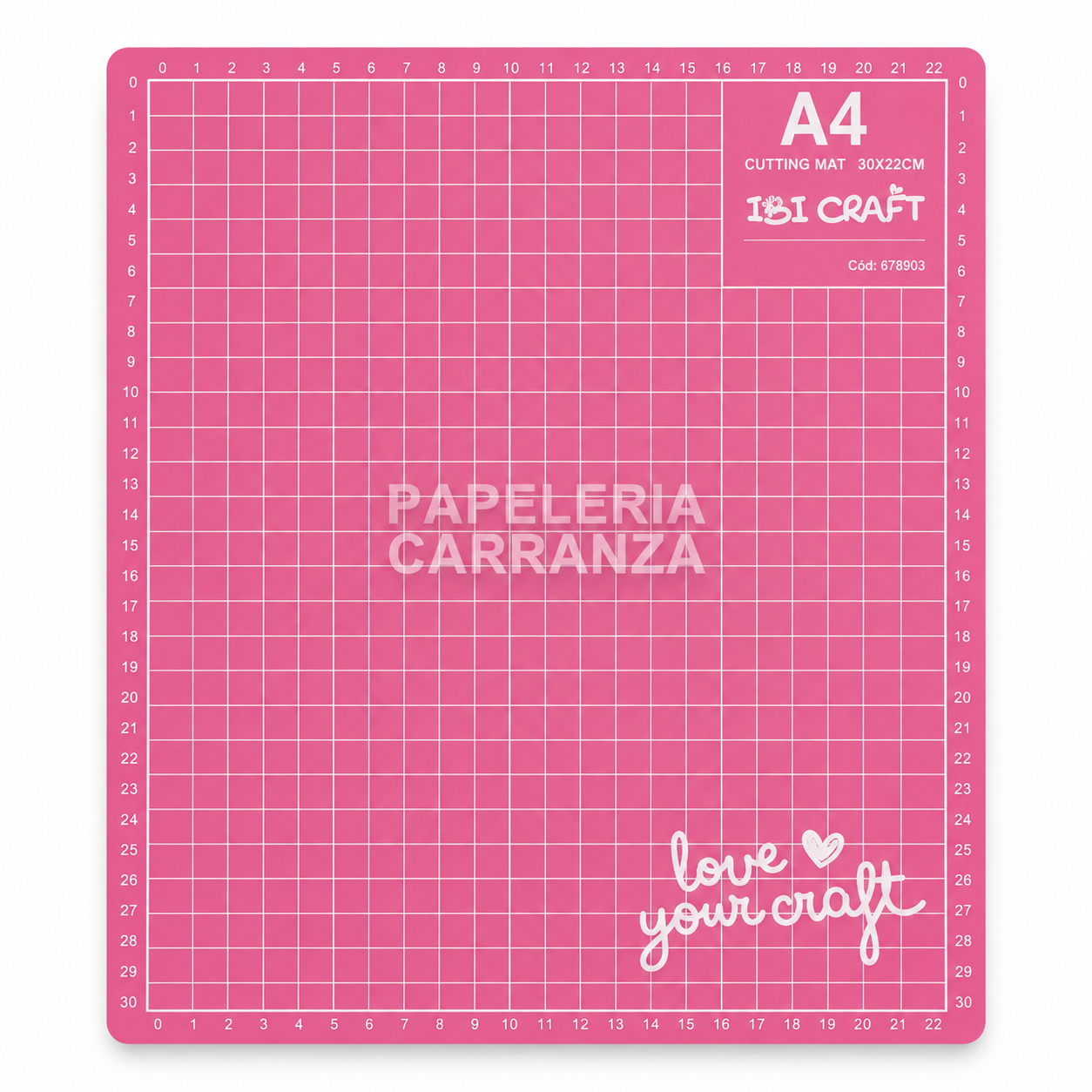 BASE DE CORTE * Rosa Ibi Craft * A4 (CHICA)