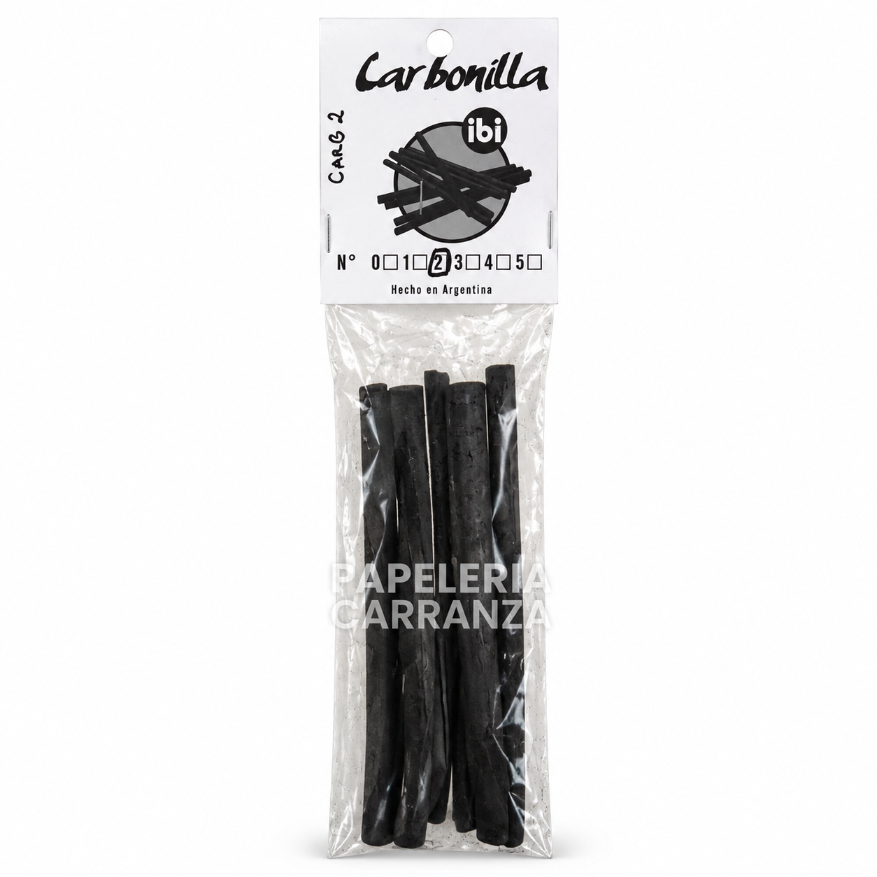 CARBONILLA CHARCOAL N° 2 Ibi Craft x 5 Barras