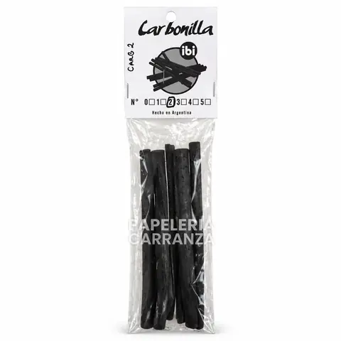 CARBONILLA CHARCOAL N° 2 Ibi Craft x 5 Barras