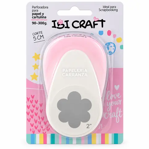 Sacabocado " Flor " Ibi Craft Perforador con Formas P / G0MA EVA 50 mm 2"