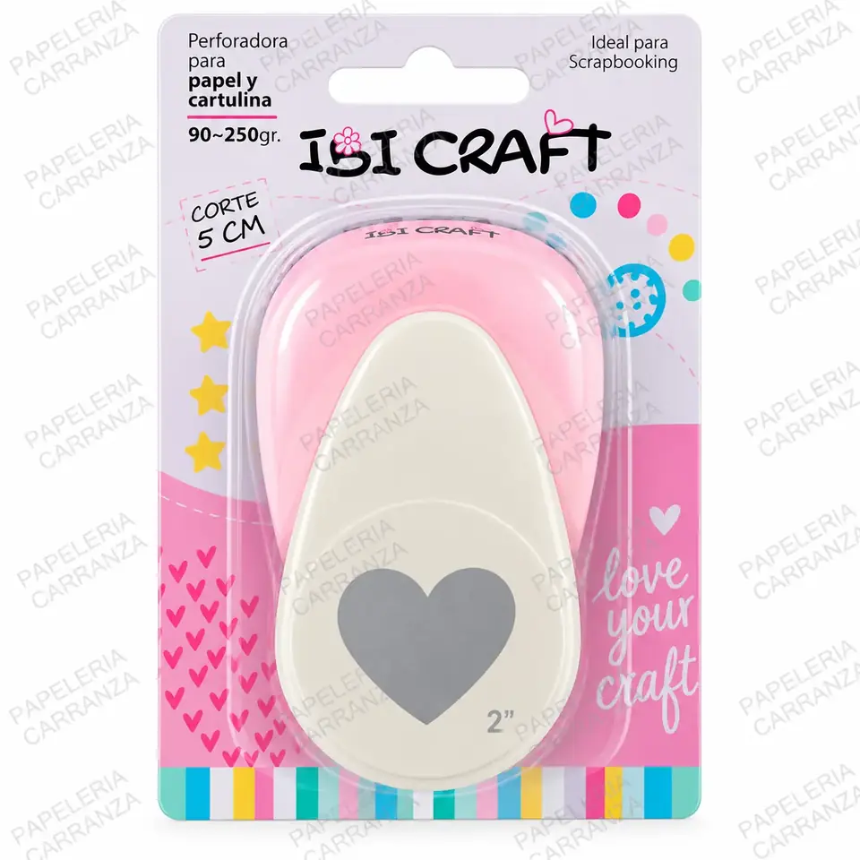 Sacabocado " Corazon " Ibi Craft Perforador con Formas P / G0MA EVA 50 mm 2"