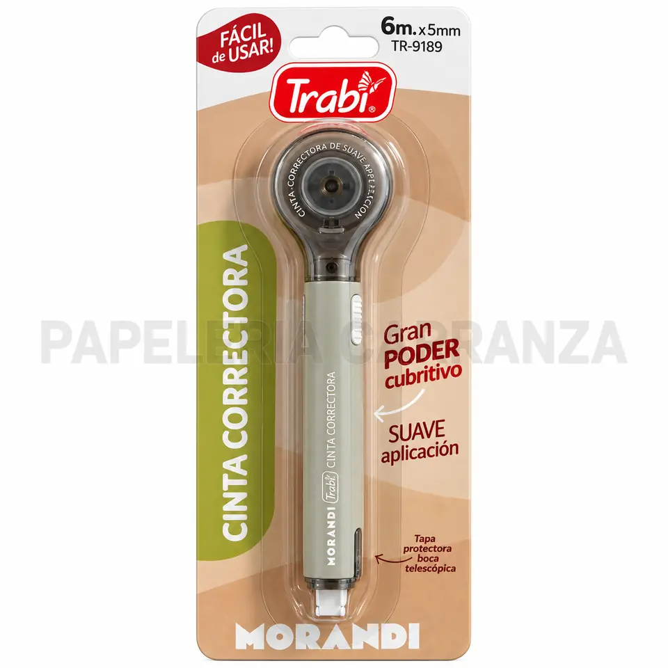 Corrector en Cinta - Morandi (Tipo Lapicera) - Trabi  6 Metros