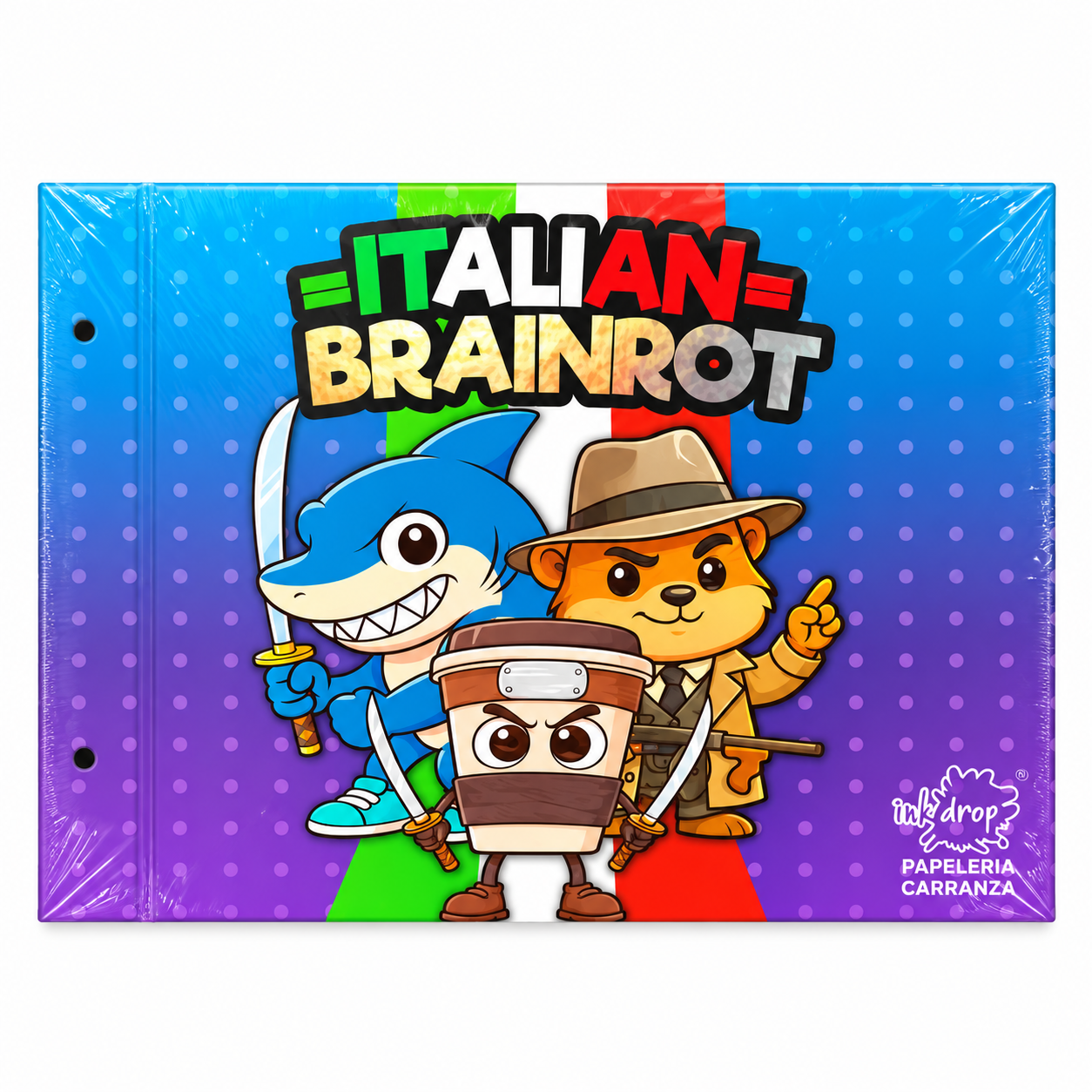 Tapa de Carpeta de dibujo N5 " ITALIAN BRIANROT  "