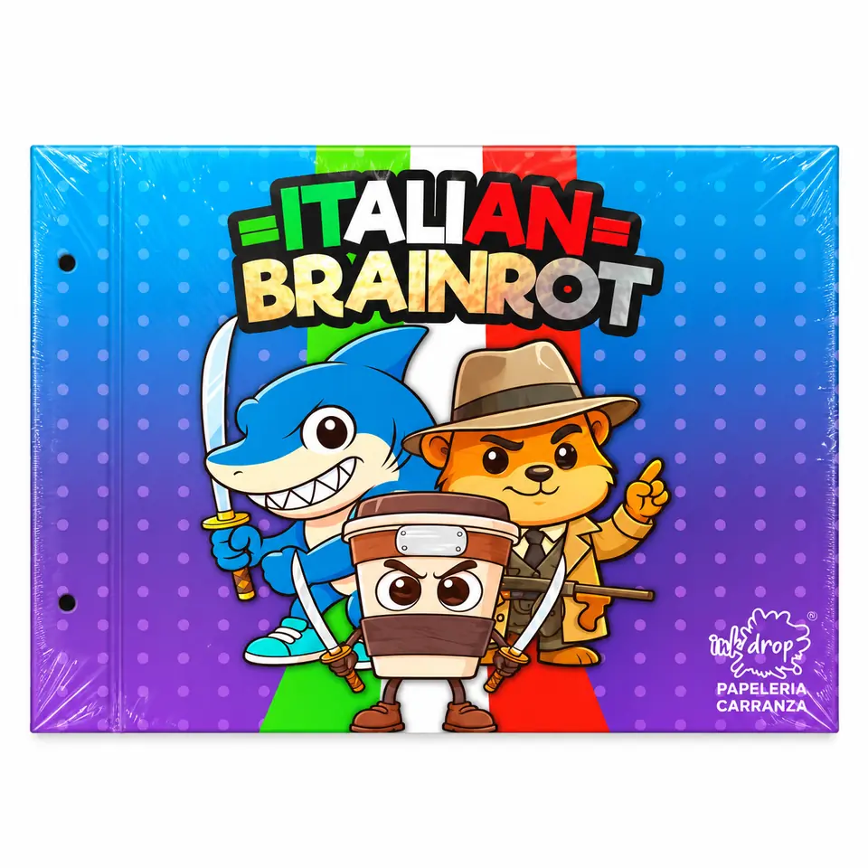 Tapa de Carpeta de dibujo N5 " ITALIAN BRIANROT  "