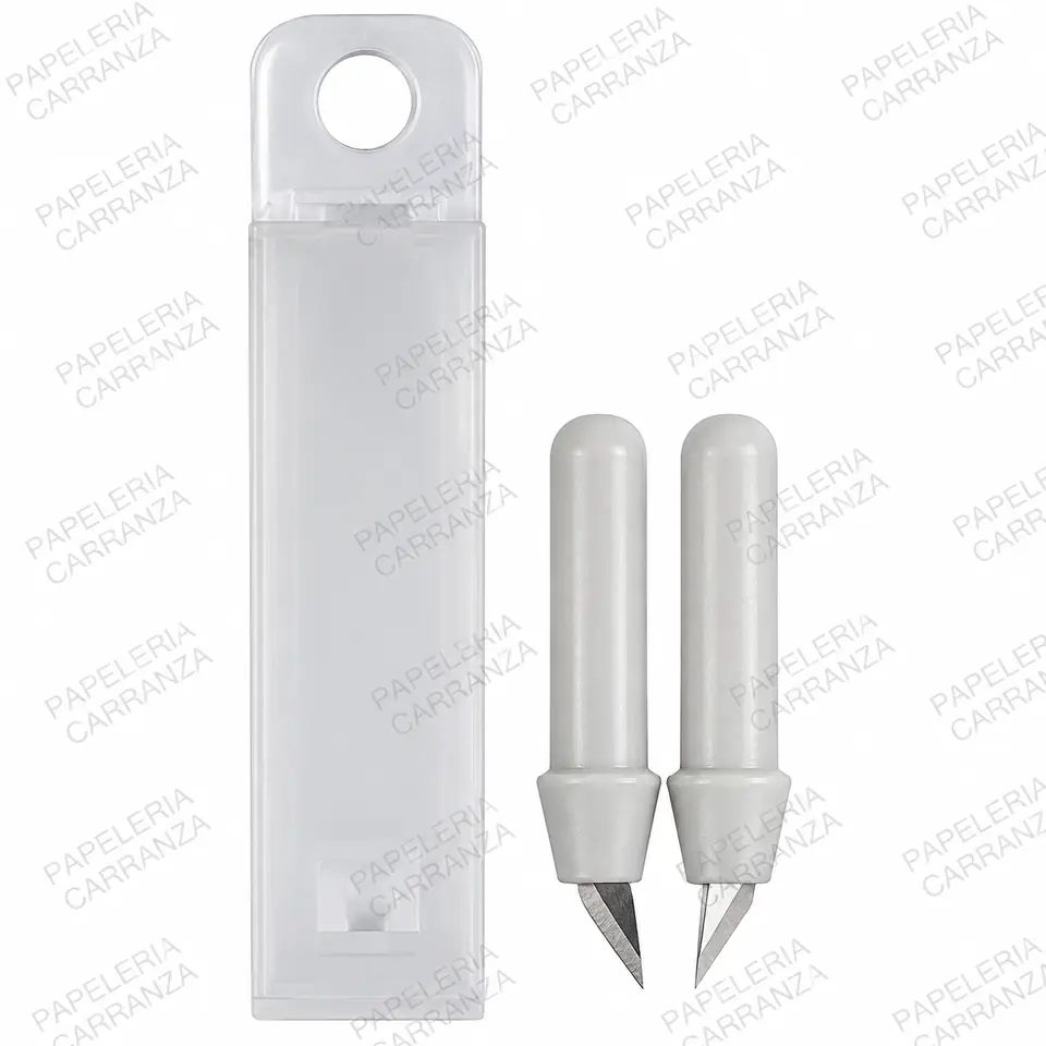 REPUESTO x 2 CUCHILLAS CUTTER BISTURI  360 IBI CRAFT GIRATORIO
