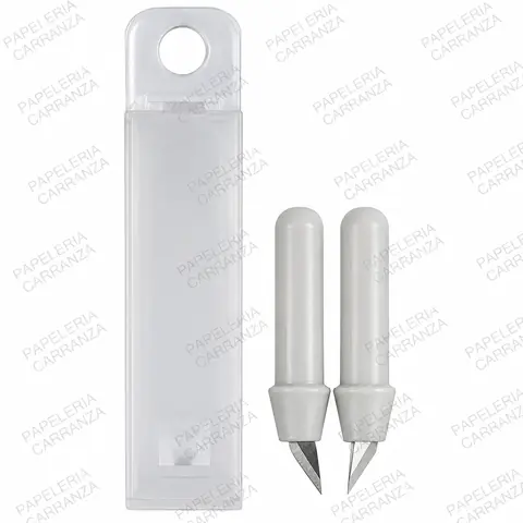 REPUESTO x 2 CUCHILLAS CUTTER BISTURI  360 IBI CRAFT GIRATORIO