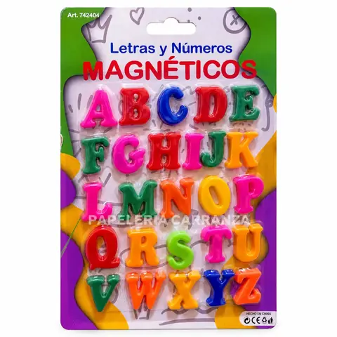 Letras Magneticas Abecedario en blister