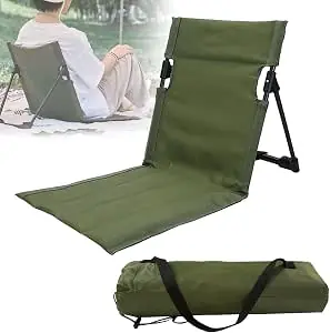 REPOSERA PLEGABLE - VERDE - COMPACTA SIN PATAS // Apoyá la espalda cuando vas al parque / Rio / Playa SIN ENSUCIARTE //