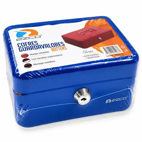 COFRE METALICO *CHICO EZCO * CAJA DE SEGURIDAD (15.2 x 11.5 x 8)
