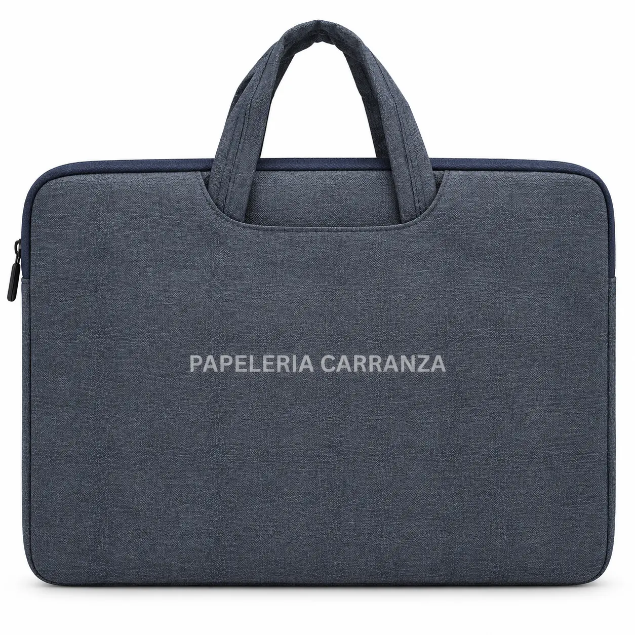Bolso Porta Notebook - Azul 15.6" Slim - Acolchonado tipo felpa Premium