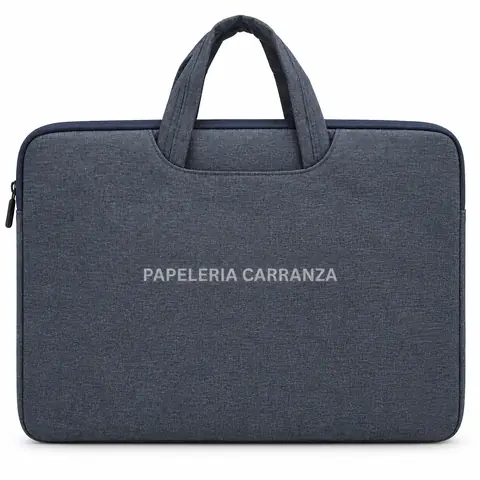 Bolso Porta Notebook - Azul 15.6" Slim - Acolchonado tipo felpa Premium