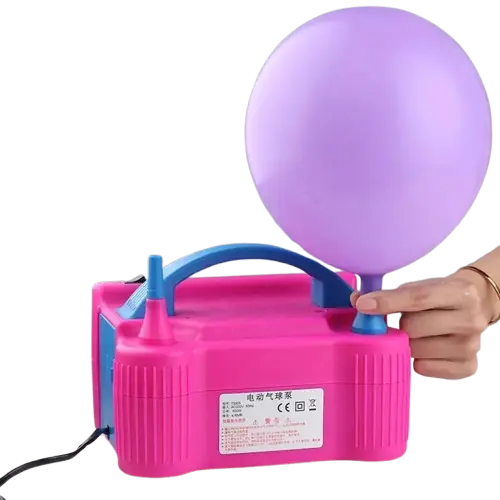 INFLADOR DE GLOBOS ELÉCTRICO OM 73005 DOBLE SALIDA - ALTA PRESIÓN