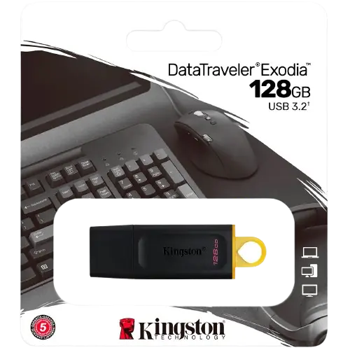 PENDRIVE KINGSTON DATA TRAVELER EXODIA 128 GB - USB 3.2+