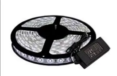 TIRA DE LED BLANCO FRÍO MULTIEFECTO AUTOMÁTICO - CONTROLADOR INCORPORADO -  5 MTS.