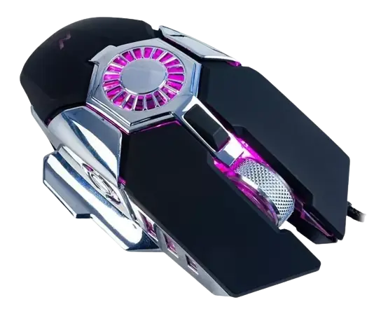 ST-WIND X // MOUSE GAMER NOGA RETROILUMINADO CON COOLER - 8000 DPI