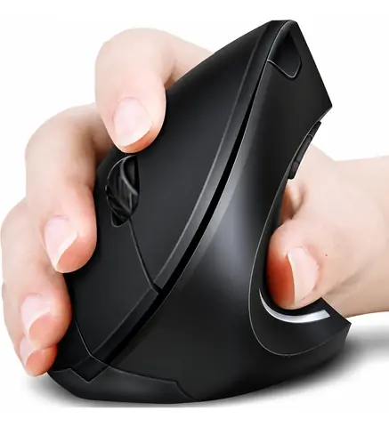 MOUSE VERTICAL BM-886 HASTA 1600 DPI - MANO DERECHA