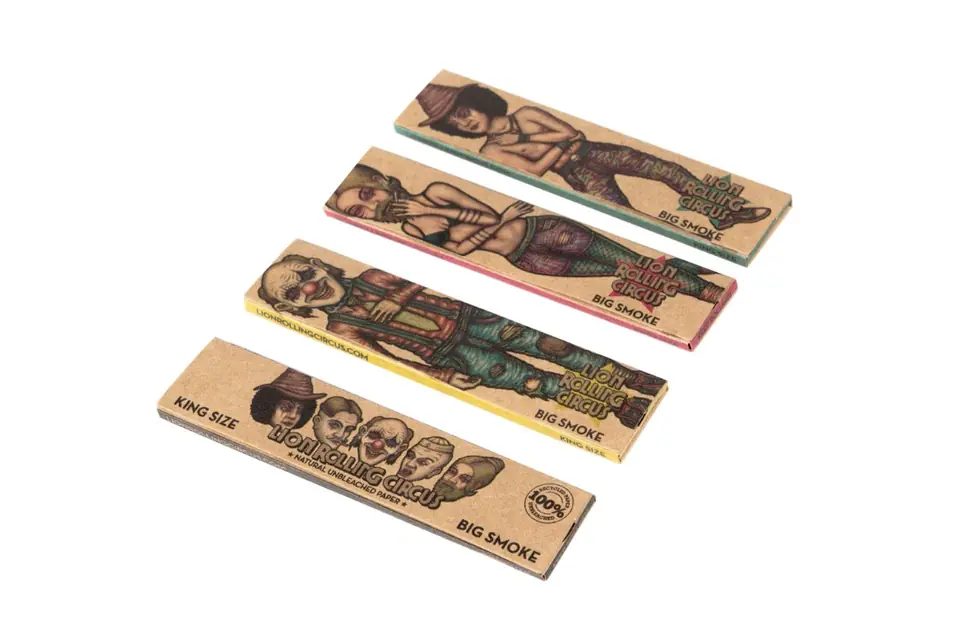 Unbleached Big smoke King Size Lion Rolling Circus