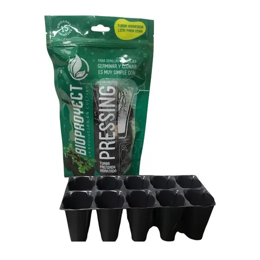 Jiffy Turba Prensada Con Bandeja x 15 Bioproyect