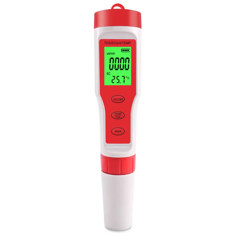Medidor De Ph Ec Tds Temperatura 4 en1