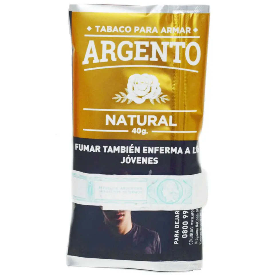 Tabaco Argento Natural 40gr