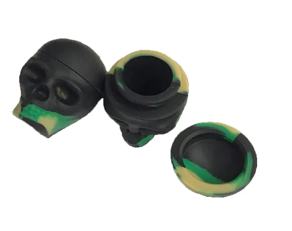 Contenedor Silicona Calavera Zeus