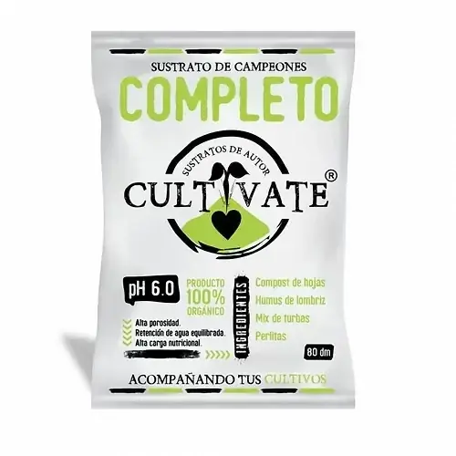 Sustrato Cultivate Completo 80lts